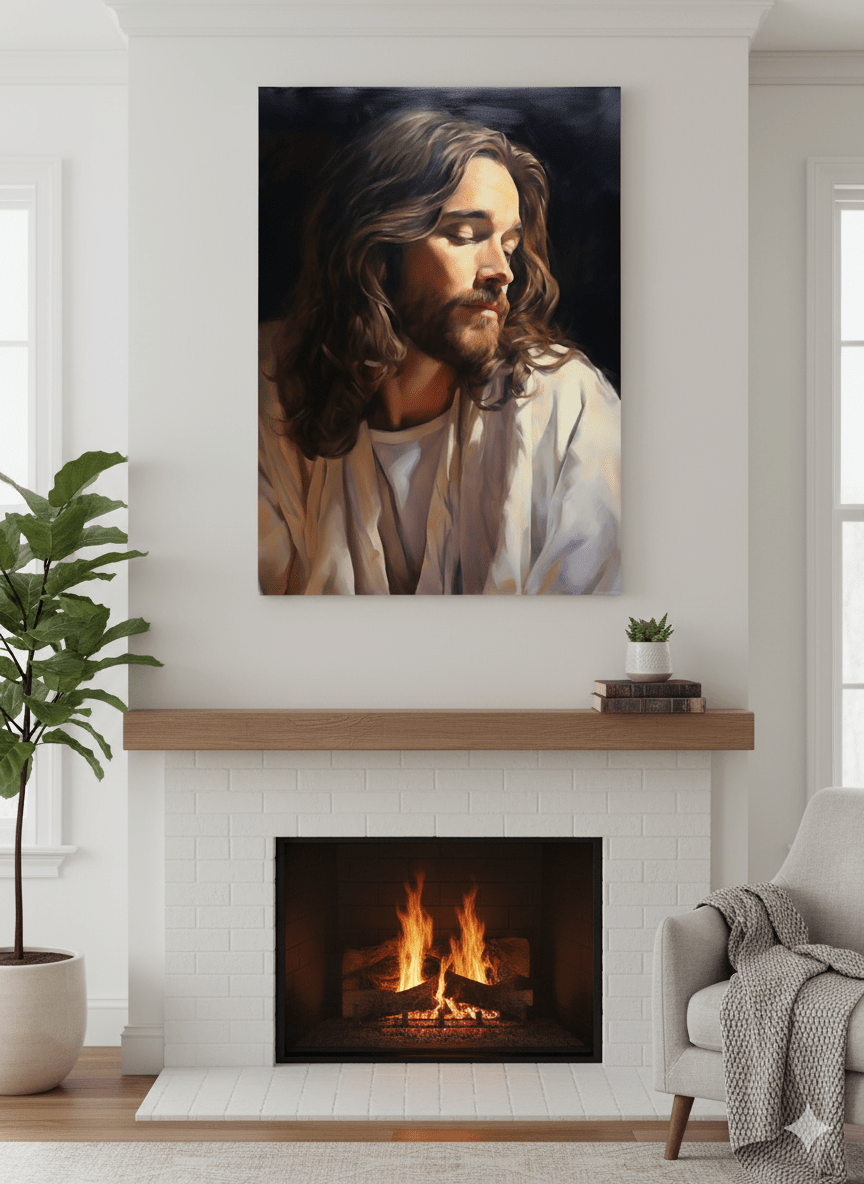 Jesus The Son Of Man Canvas Print - ChristVisions