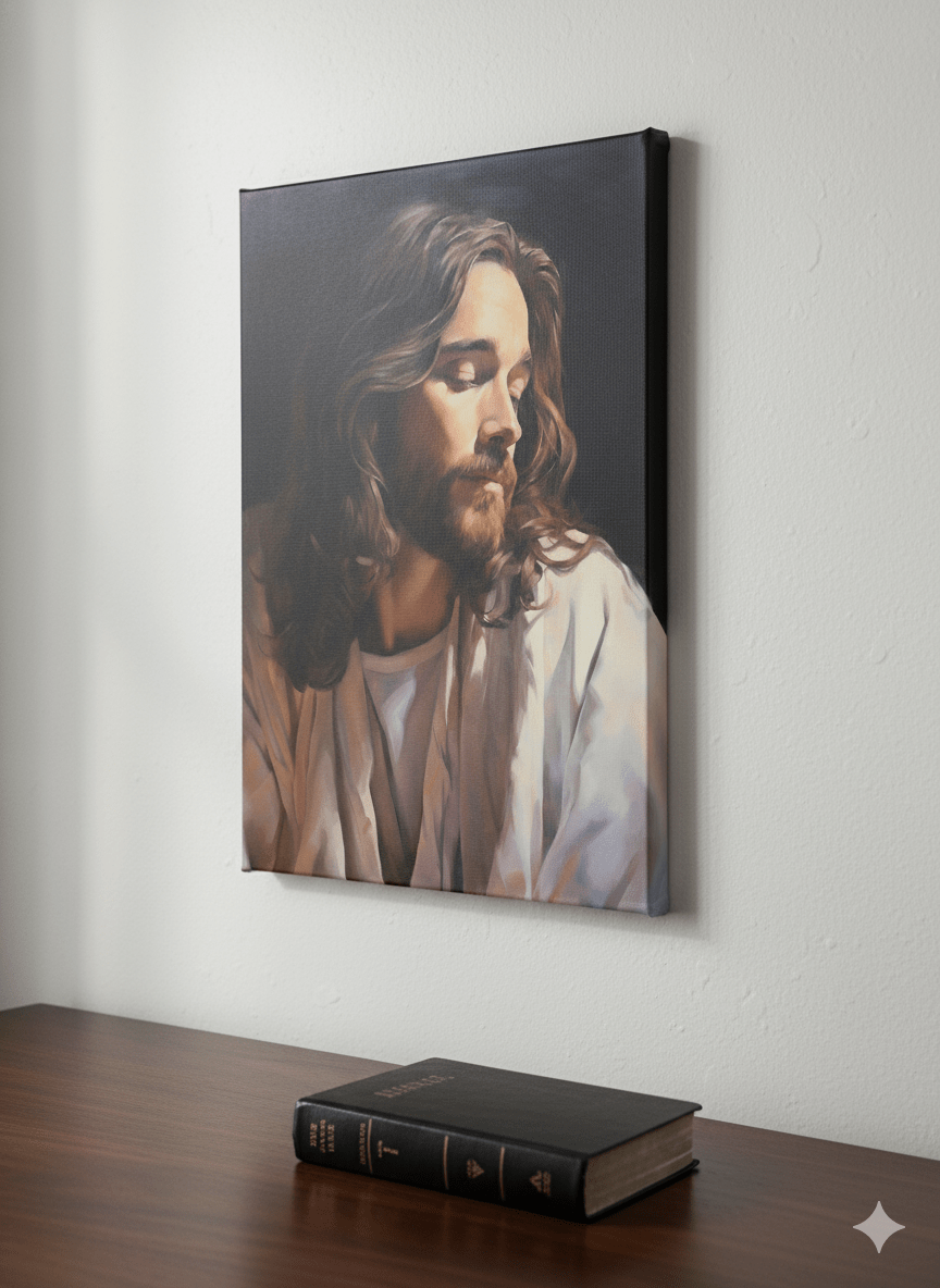 Jesus The Son Of Man Canvas Print - ChristVisions