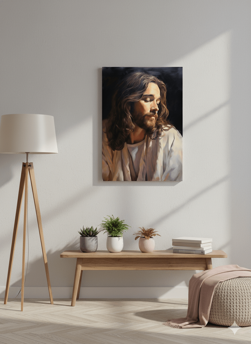 Jesus The Son Of Man Canvas Print - ChristVisions