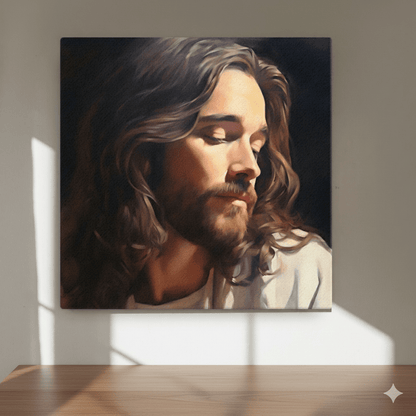 Jesus The Son Of Man Canvas Print - ChristVisions