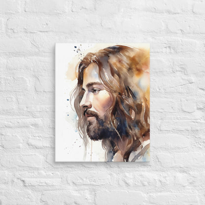 Jesus The True Light Canvas Print - ChristVisions