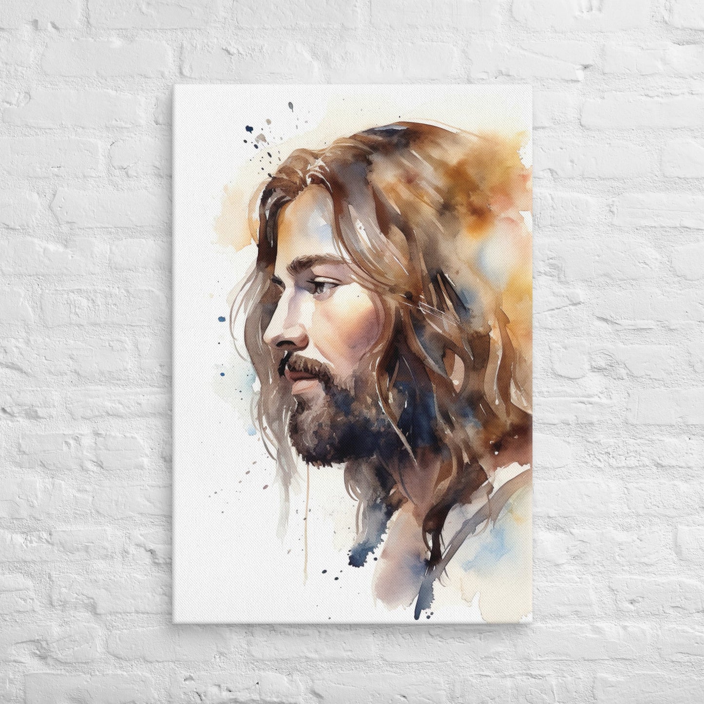 Jesus The True Light Canvas Print - ChristVisions