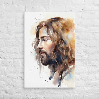 Jesus The True Light Canvas Print - ChristVisions
