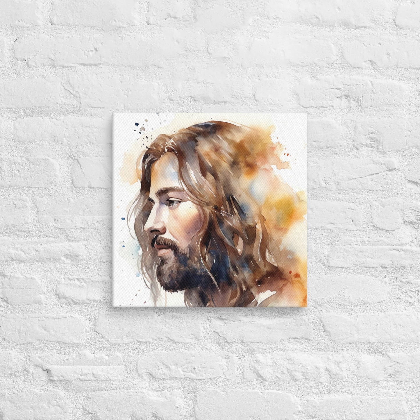 Jesus The True Light Canvas Print - ChristVisions