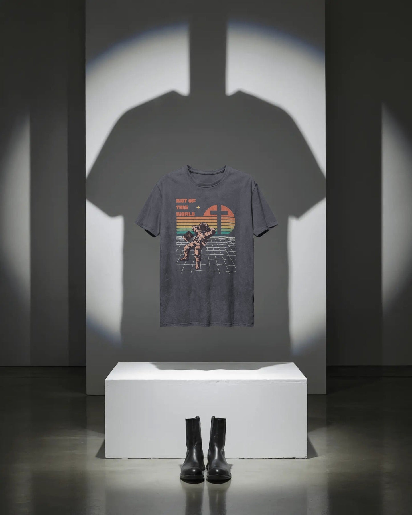 John 15:19 Not Of This World Christian T-Shirt - ChristVisions