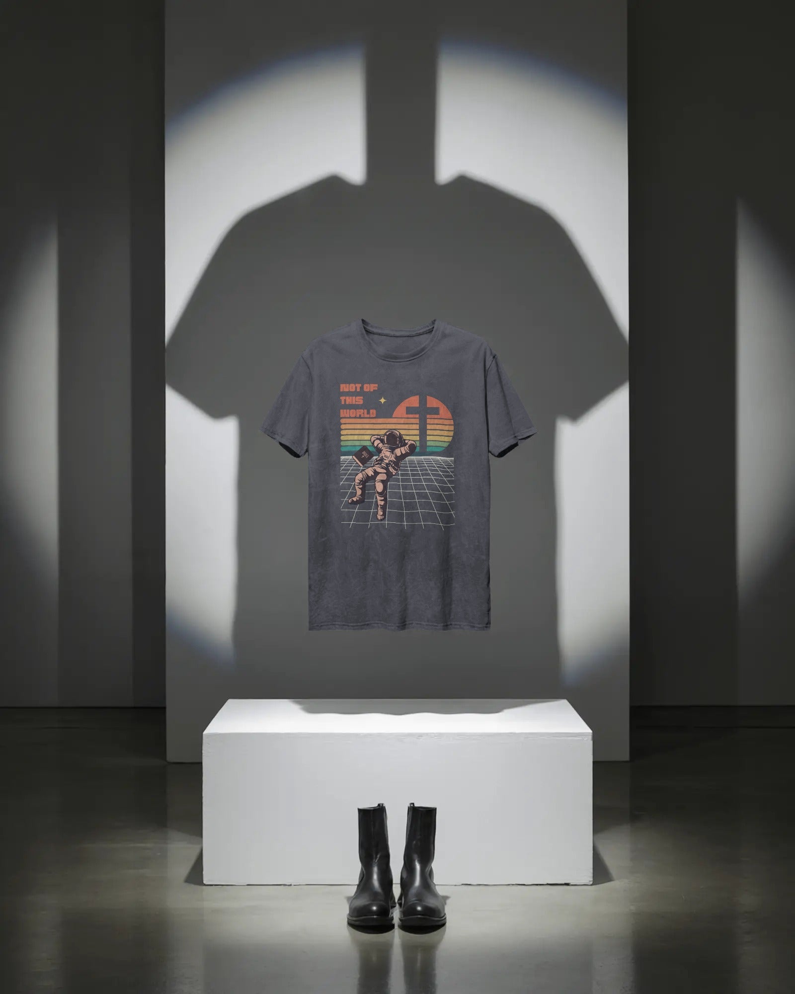 John 15:19 Not Of This World Christian T-Shirt - ChristVisions