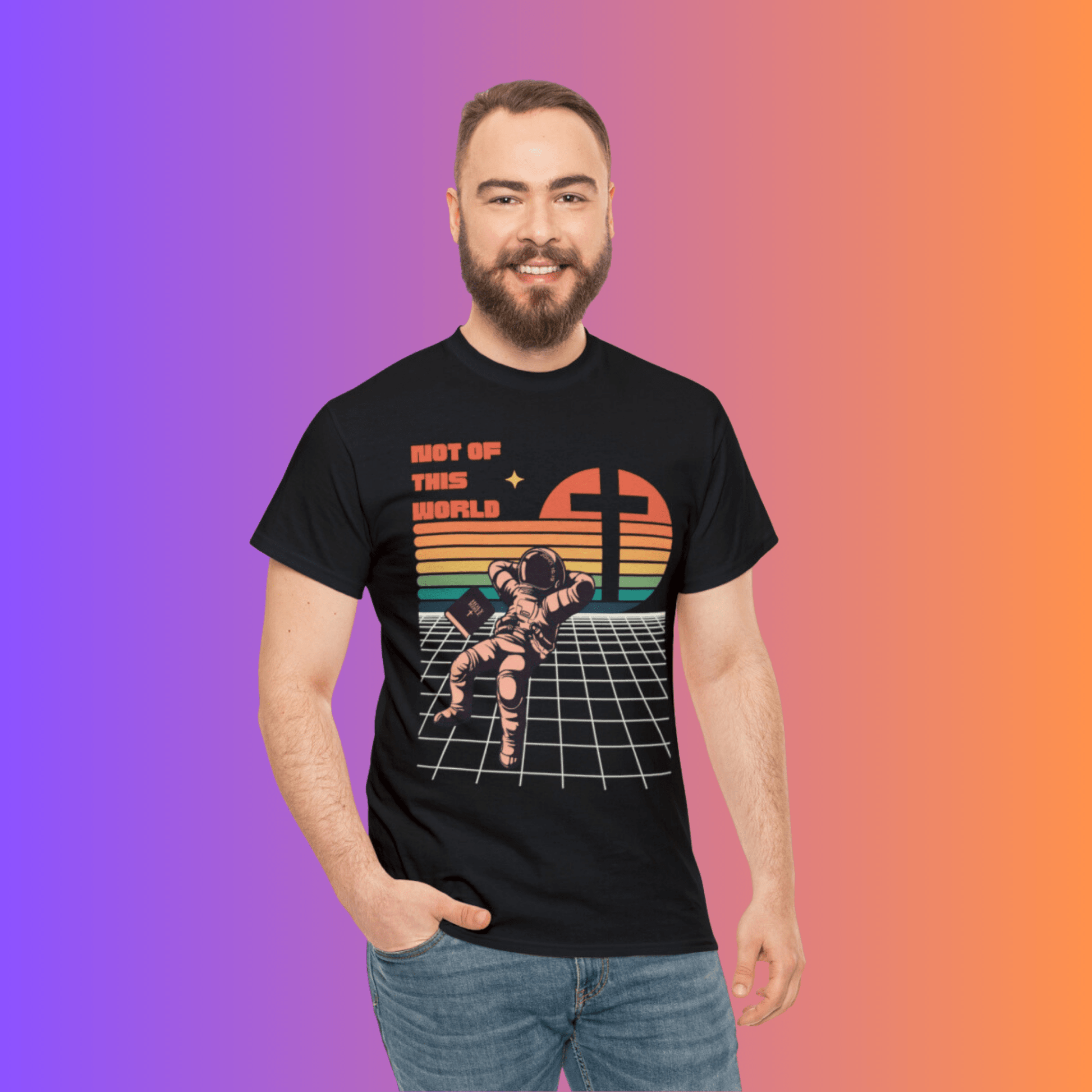 John 15:19 Not Of This World Christian T-Shirt - ChristVisions