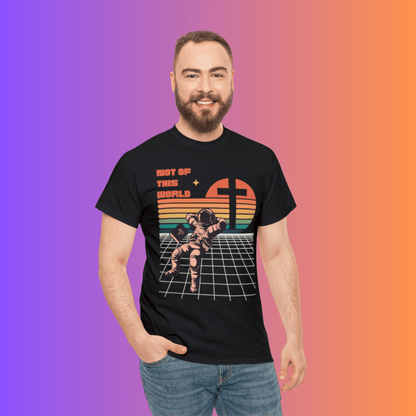 John 15:19 Not Of This World Christian T-Shirt - ChristVisions