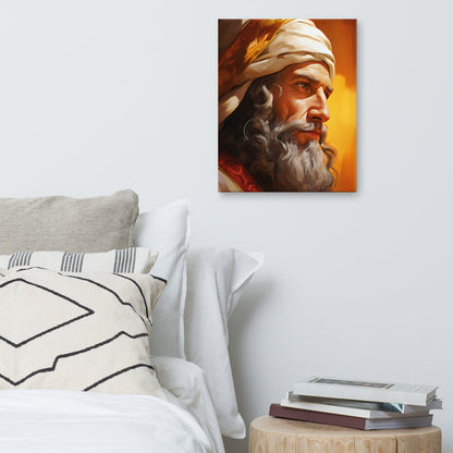 King Solomon The Wise Canvas Print - ChristVisions