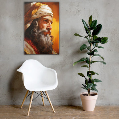 King Solomon The Wise Canvas Print - ChristVisions