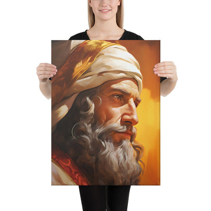 King Solomon The Wise Canvas Print - ChristVisions