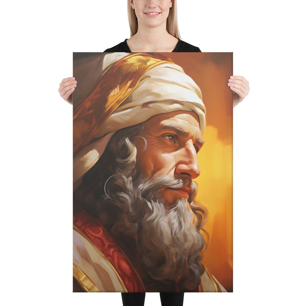 King Solomon The Wise Canvas Print - ChristVisions