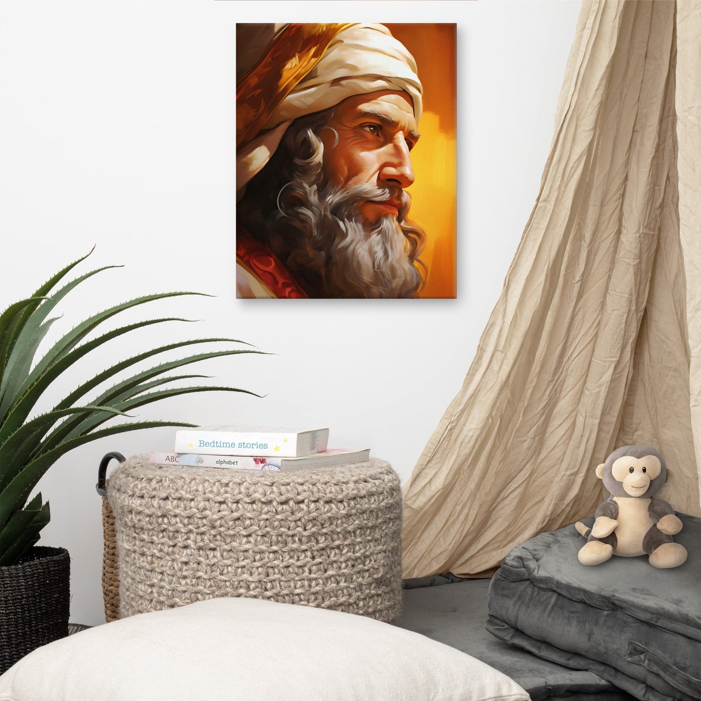 King Solomon The Wise Canvas Print - ChristVisions
