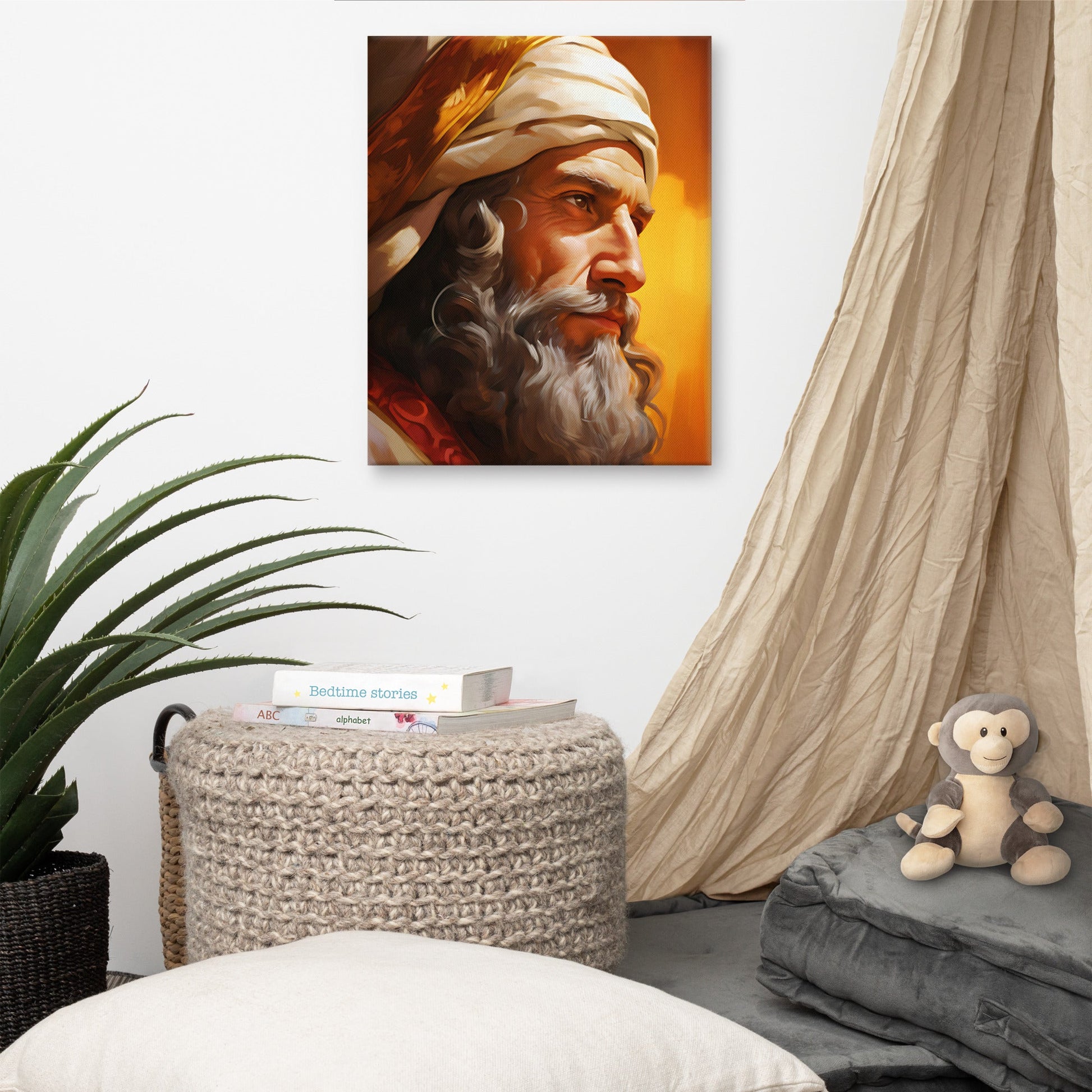King Solomon The Wise Canvas Print - ChristVisions