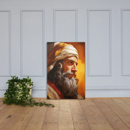 King Solomon The Wise Canvas Print - ChristVisions