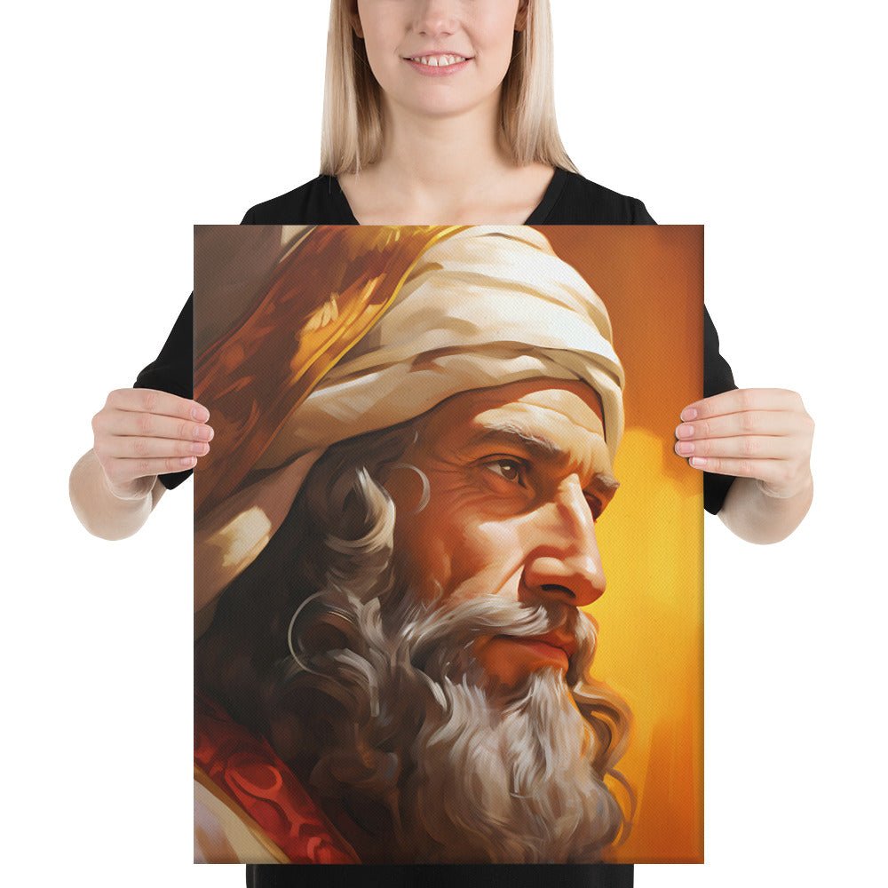 King Solomon The Wise Canvas Print - ChristVisions