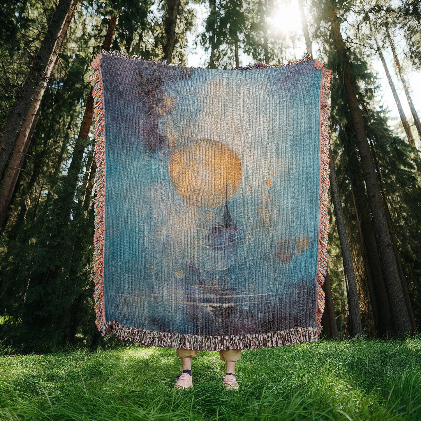 Kingdom Of God | Woven Christian Throw Blanket