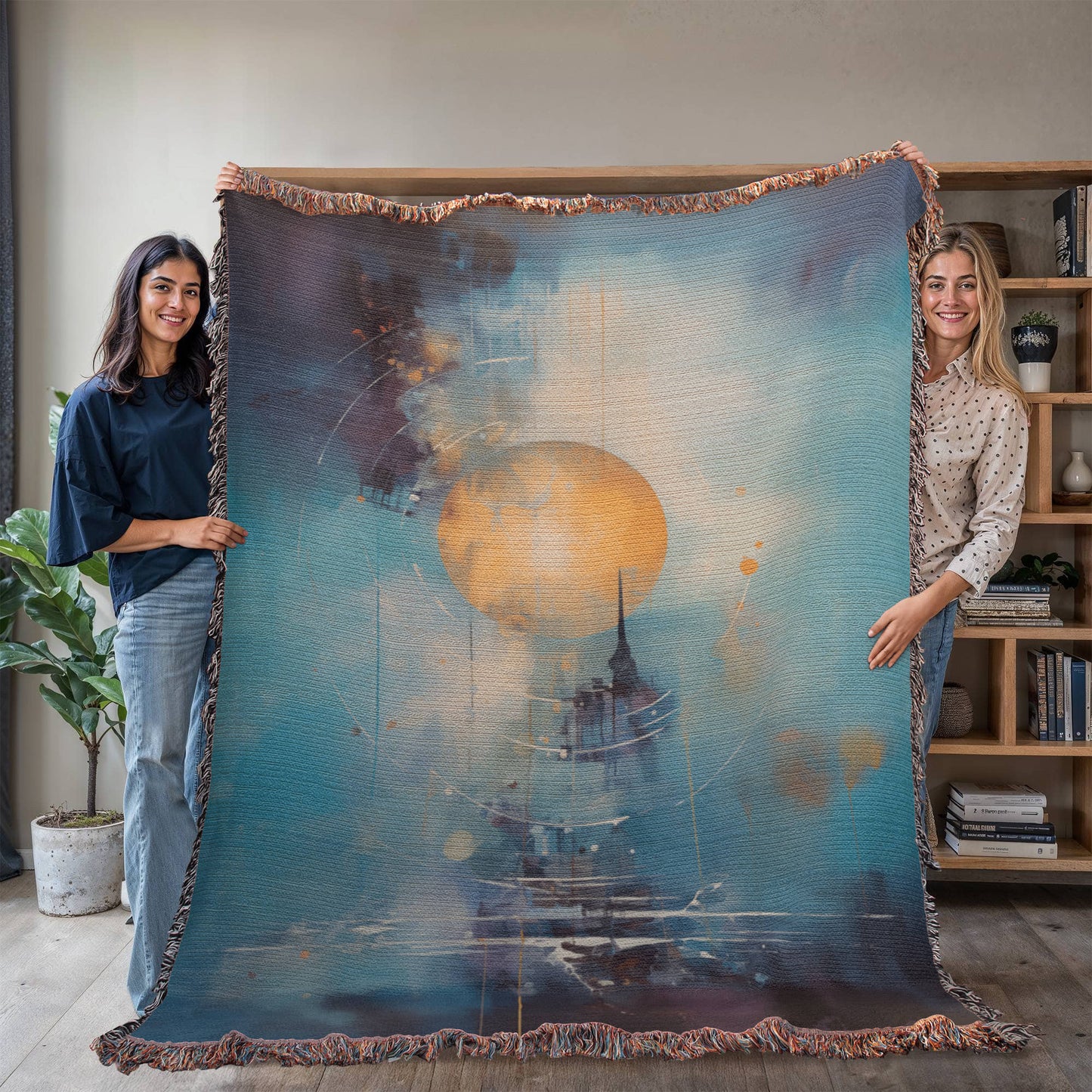 Kingdom Of God | Woven Christian Throw Blanket