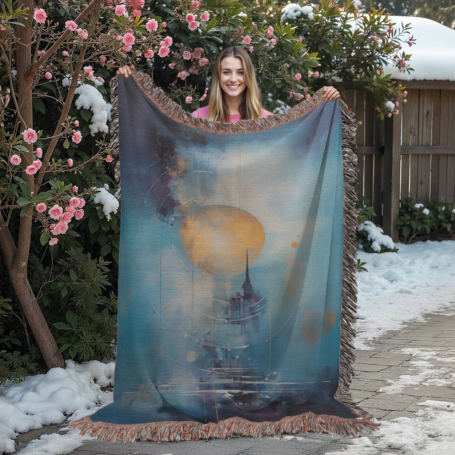 Kingdom Of God | Woven Christian Throw Blanket