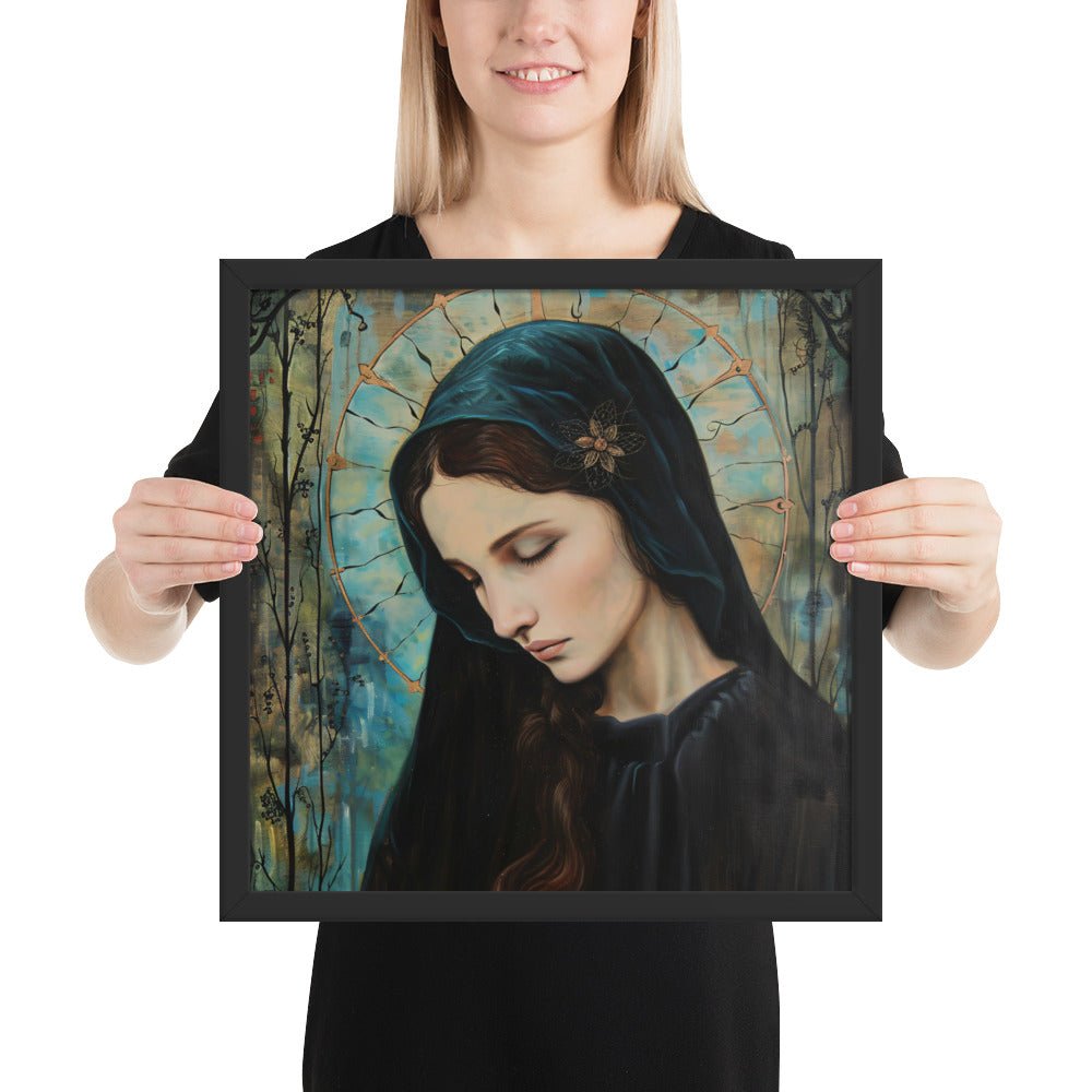 Madonna In Blue Fine Art Print - ChristVisions