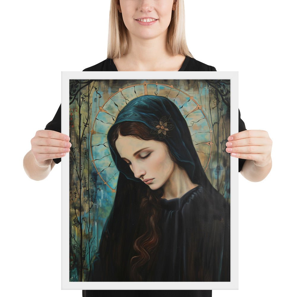 Madonna In Blue Fine Art Print - ChristVisions
