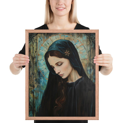 Madonna In Blue Fine Art Print - ChristVisions