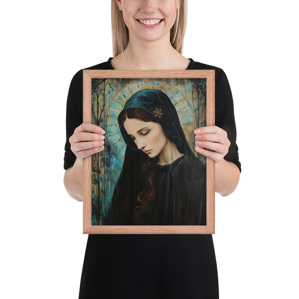Madonna In Blue Fine Art Print - ChristVisions
