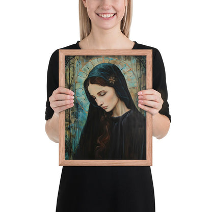 Madonna In Blue Fine Art Print - ChristVisions