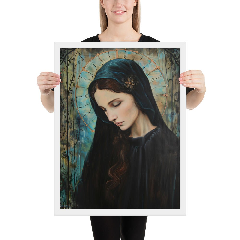 Madonna In Blue Fine Art Print - ChristVisions