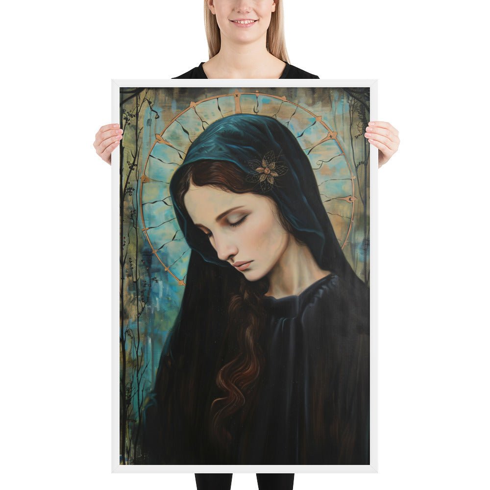 Madonna In Blue Fine Art Print - ChristVisions