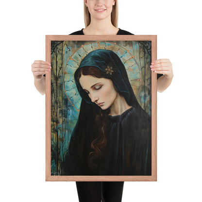 Madonna In Blue Fine Art Print - ChristVisions