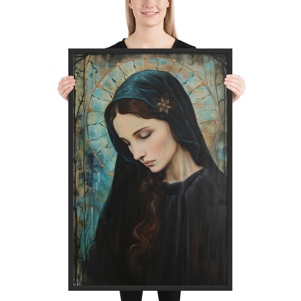 Madonna In Blue Fine Art Print - ChristVisions