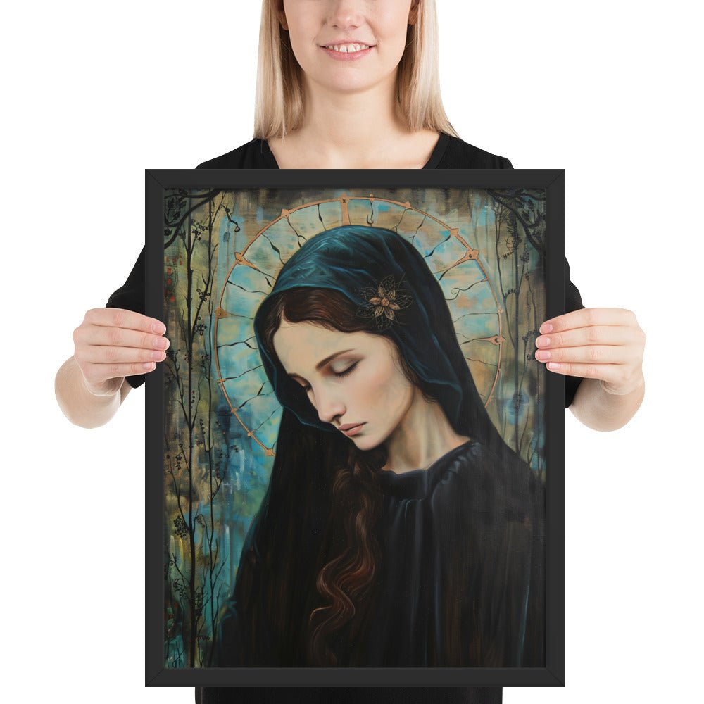 Madonna In Blue Fine Art Print - ChristVisions