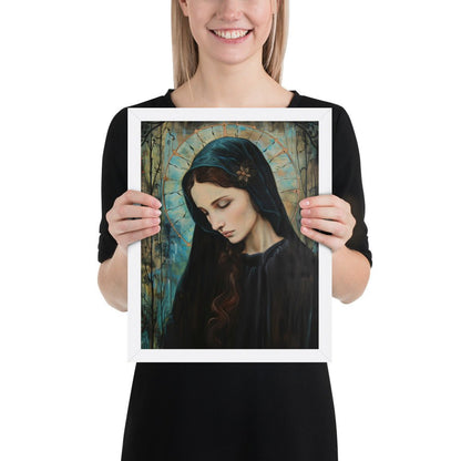 Madonna In Blue Fine Art Print - ChristVisions