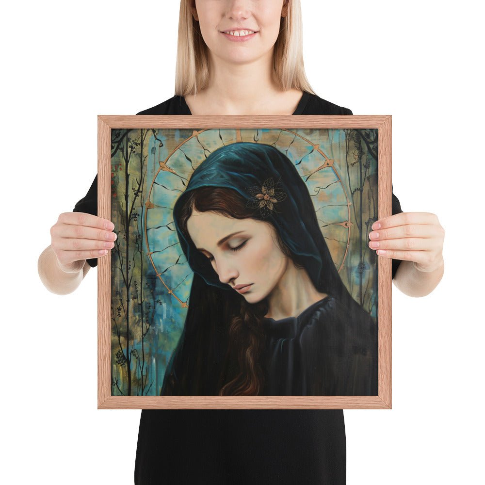 Madonna In Blue Fine Art Print - ChristVisions