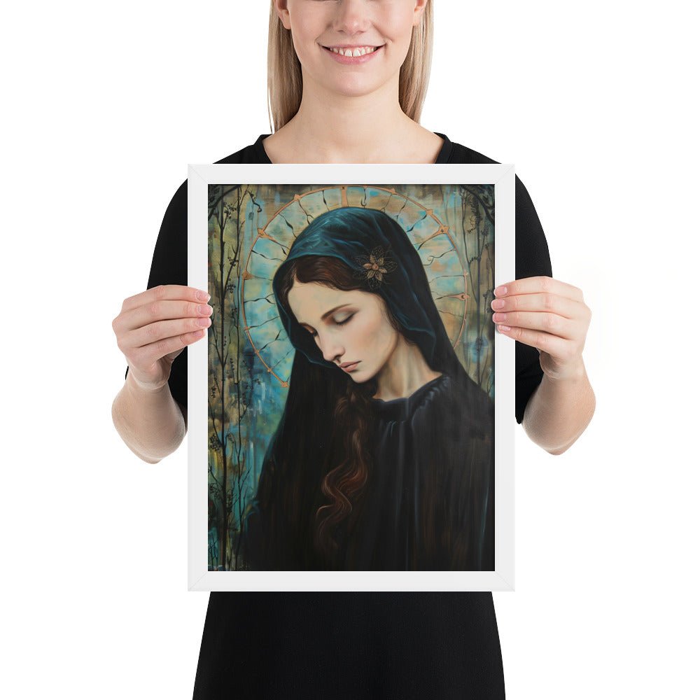 Madonna In Blue Fine Art Print - ChristVisions