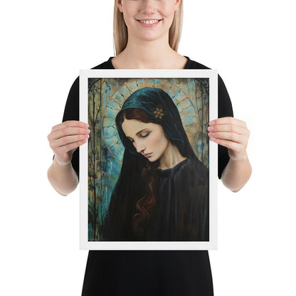 Madonna In Blue Fine Art Print - ChristVisions