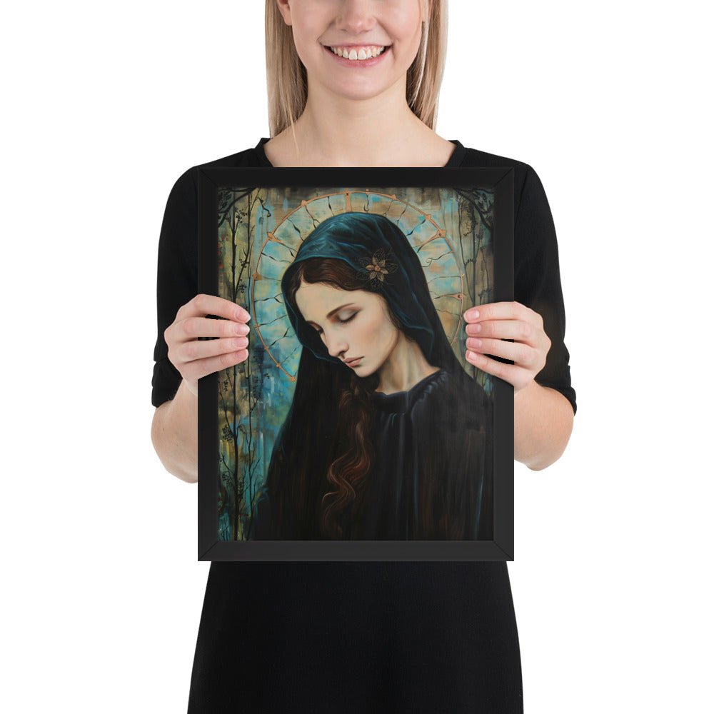 Madonna In Blue Fine Art Print - ChristVisions