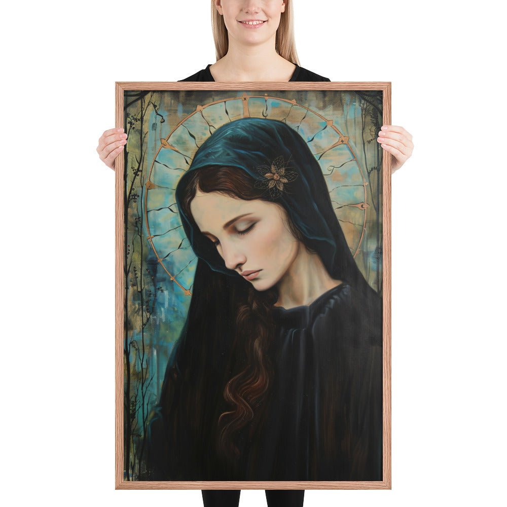 Madonna In Blue Fine Art Print - ChristVisions