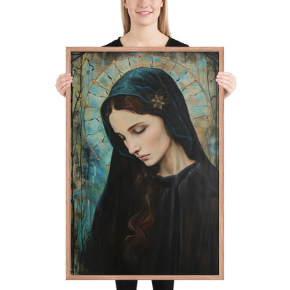 Madonna In Blue Fine Art Print - ChristVisions