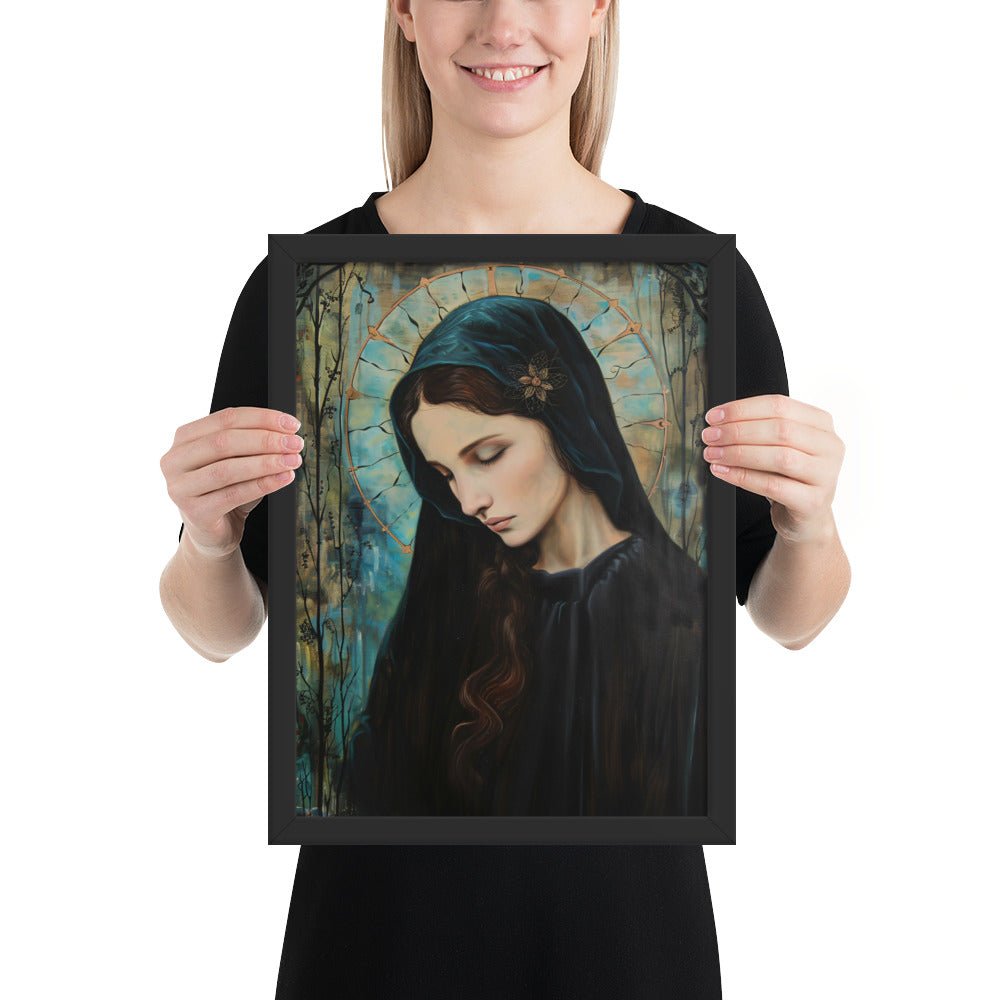 Madonna In Blue Fine Art Print - ChristVisions