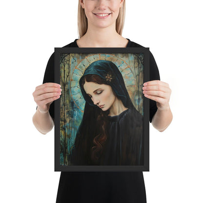 Madonna In Blue Fine Art Print - ChristVisions