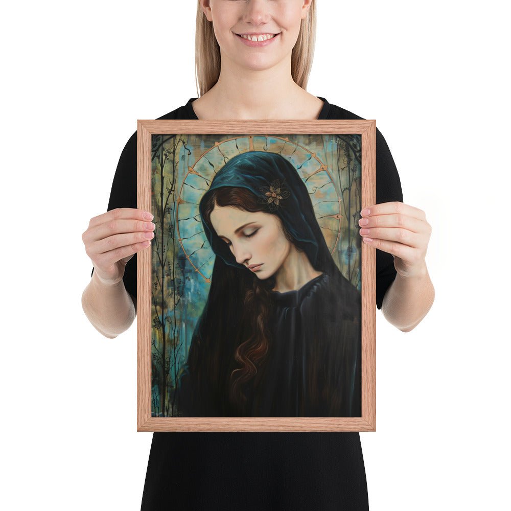 Madonna In Blue Fine Art Print - ChristVisions