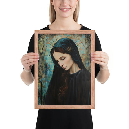 Madonna In Blue Fine Art Print - ChristVisions