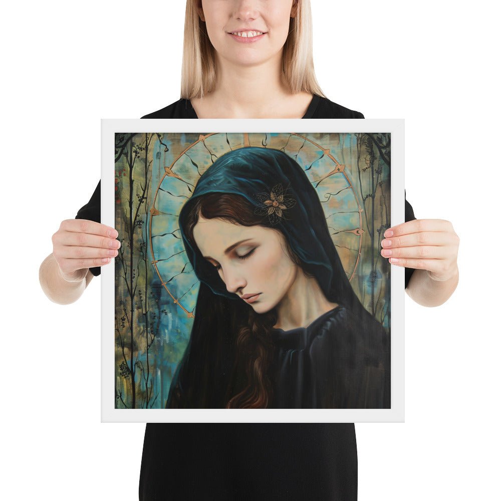 Madonna In Blue Fine Art Print - ChristVisions