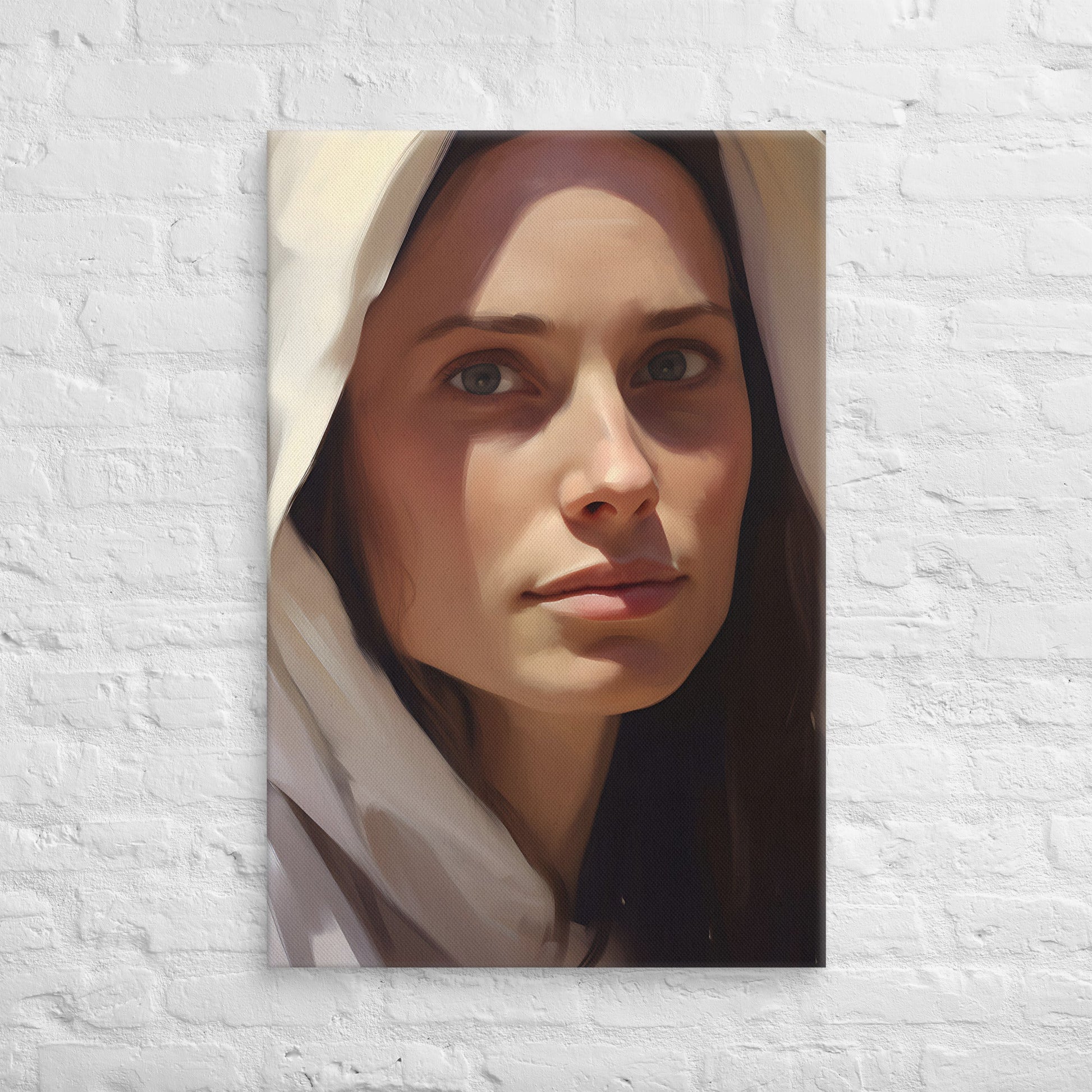 Mary Mother Of Jesus Canvas Print - ChristVisions