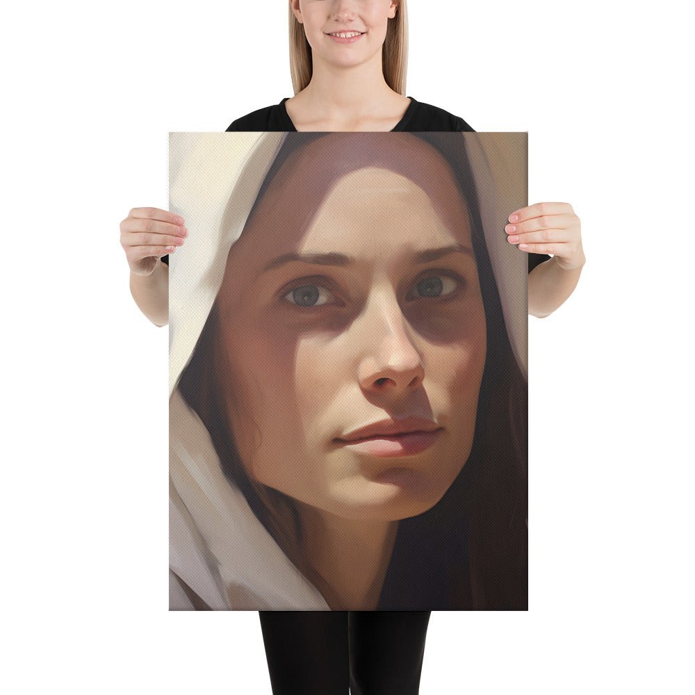 Mary Mother Of Jesus Canvas Print - ChristVisions