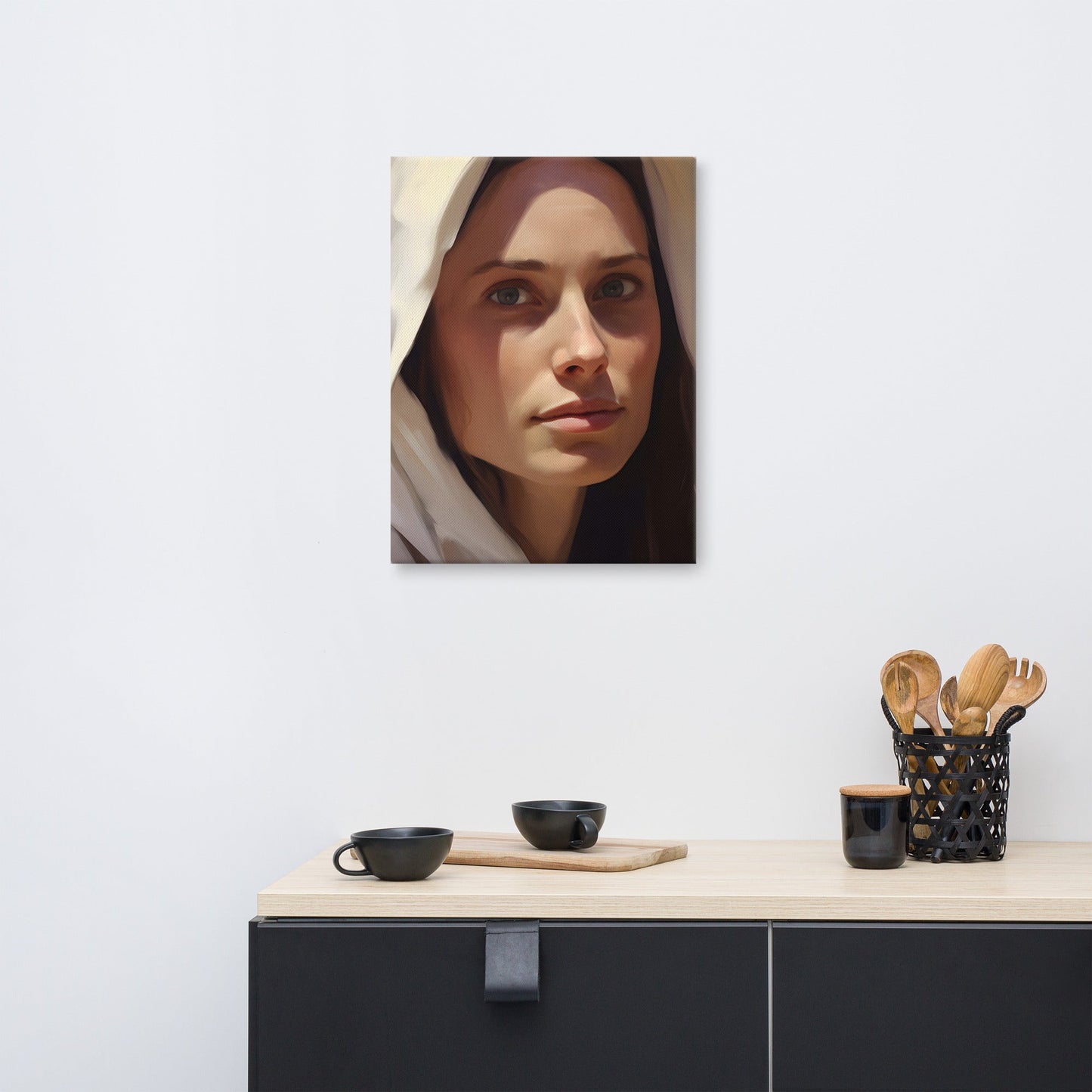 Mary Mother Of Jesus Canvas Print - ChristVisions