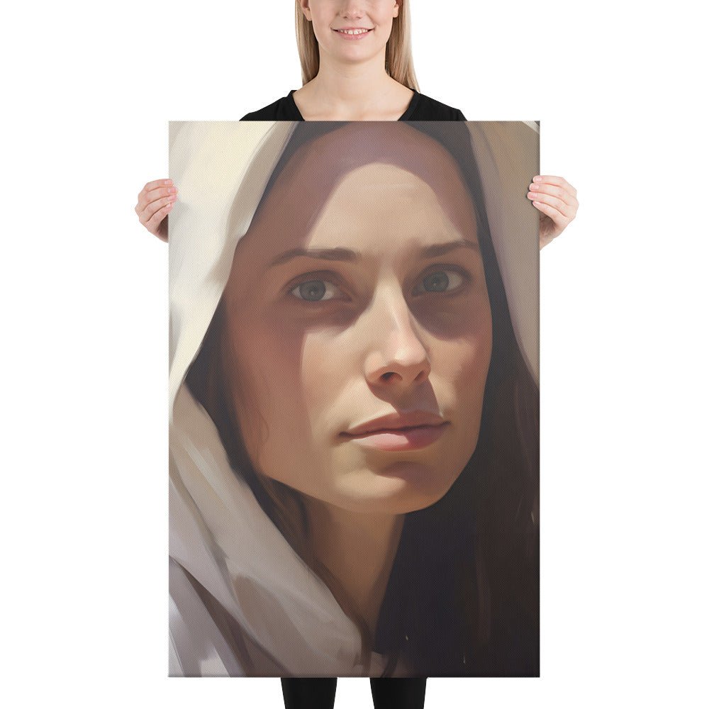Mary Mother Of Jesus Canvas Print - ChristVisions