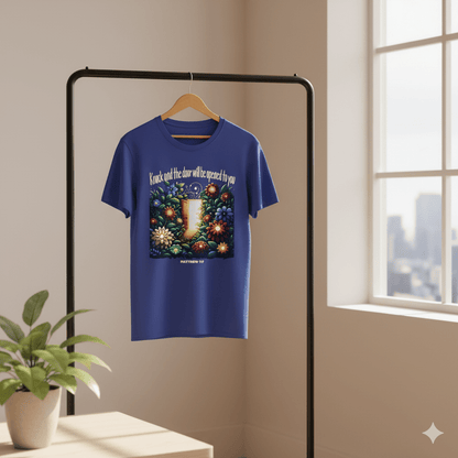Matthew 7:7 Bible Verse Christian T Shirt - ChristVisions